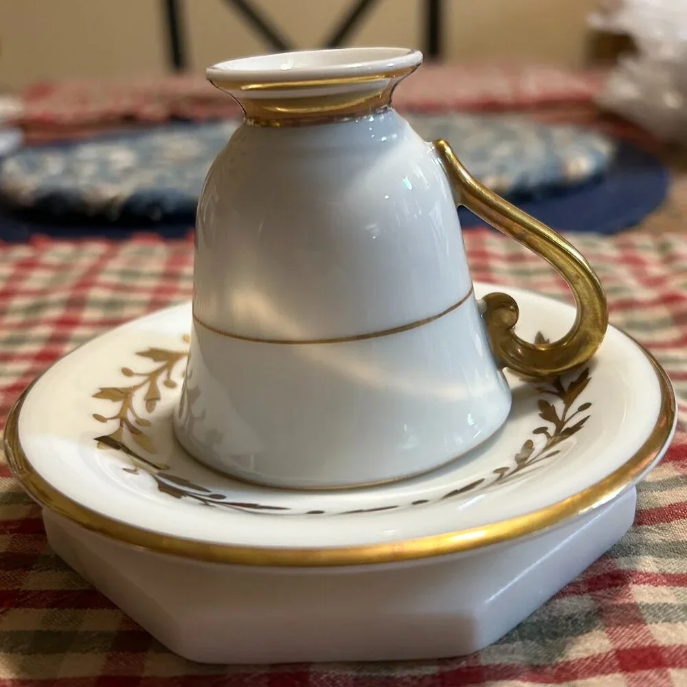 Vintage Czechoslovakia Teacup & Saucer - Holds Two Ounces of Liquid